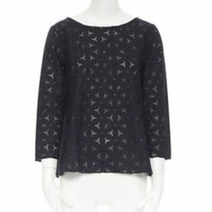 LIKE NEW! Lisa Perry Daisy Lace Swing Top